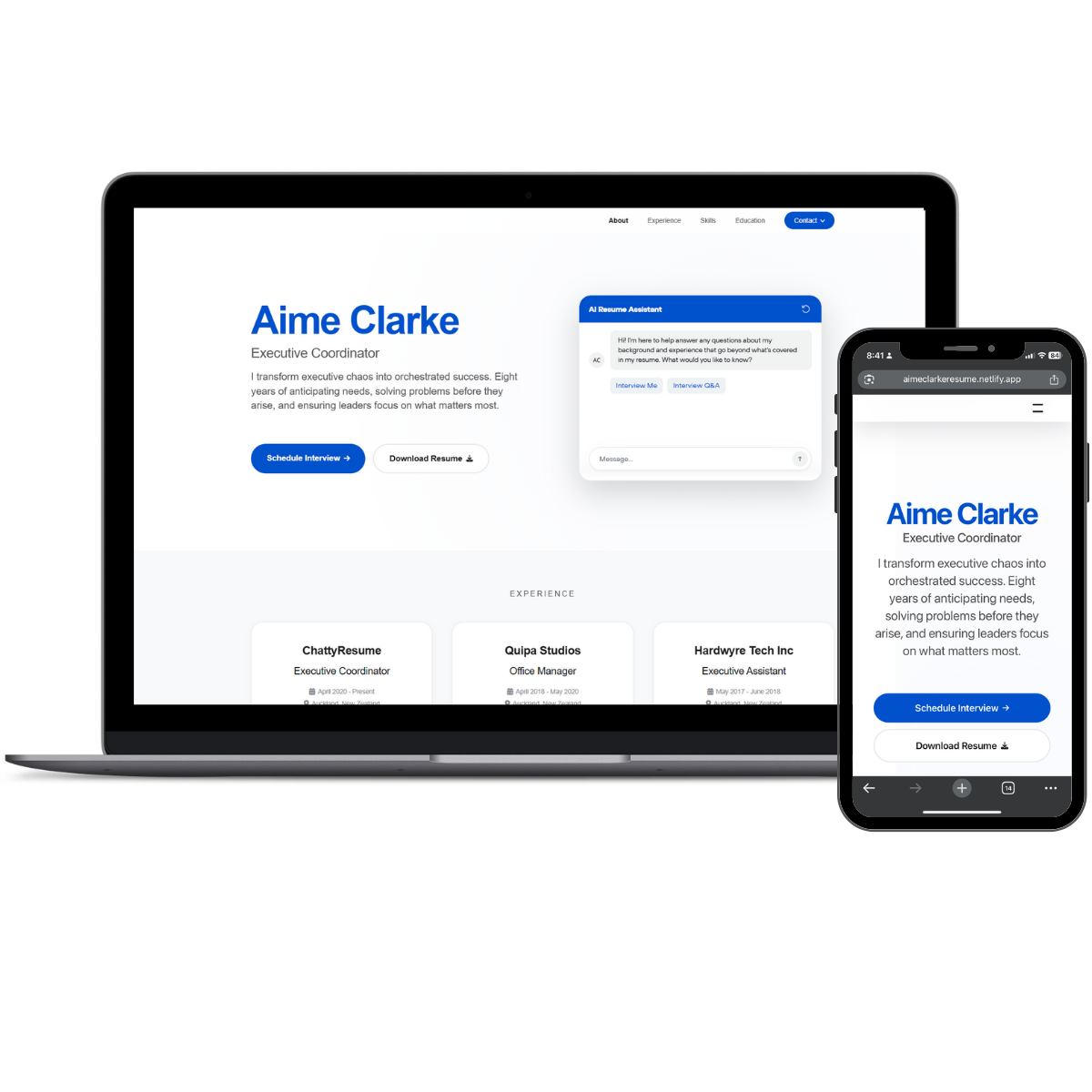 ChattyResume Demo